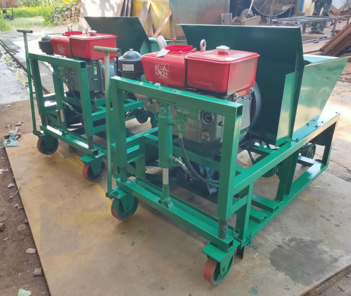 柴油機驅動攔水帶成型機型